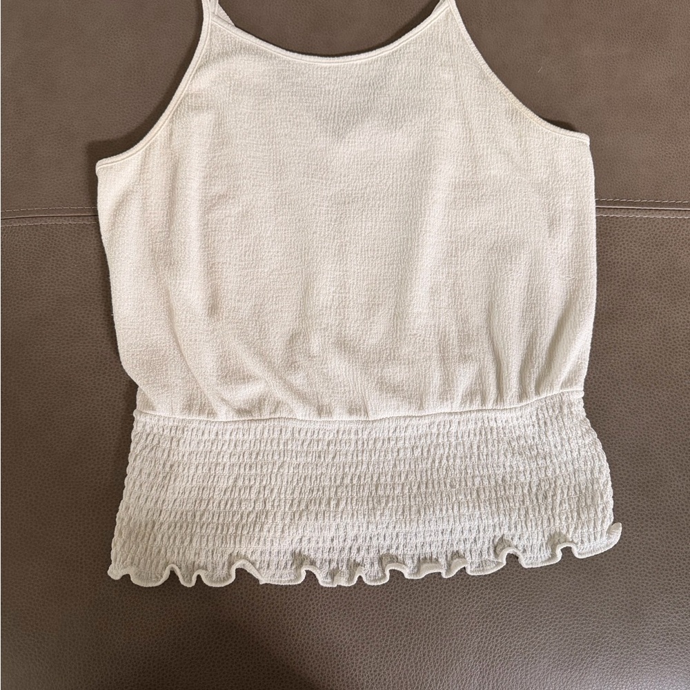 Express Cream Textured Camisole